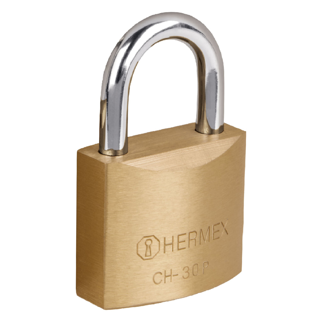 Candado de hierro bronceado 30mm "HERMEX-BASIC" - imagen 1
