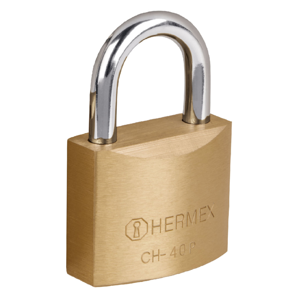 Candado de hierro bronceado 40mm "HERMEX-BASIC" - imagen 1