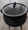 Olla de Hierro Fundido con Tapa y Patas