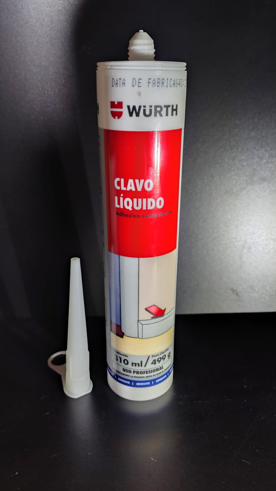 Würth – Adhesivo de Montaje CLAVO LIQUIDO