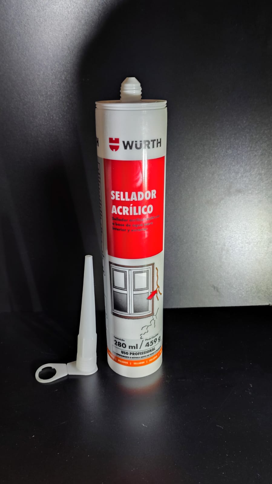 Würth – Sellador Acrílico para Grietas y Juntas