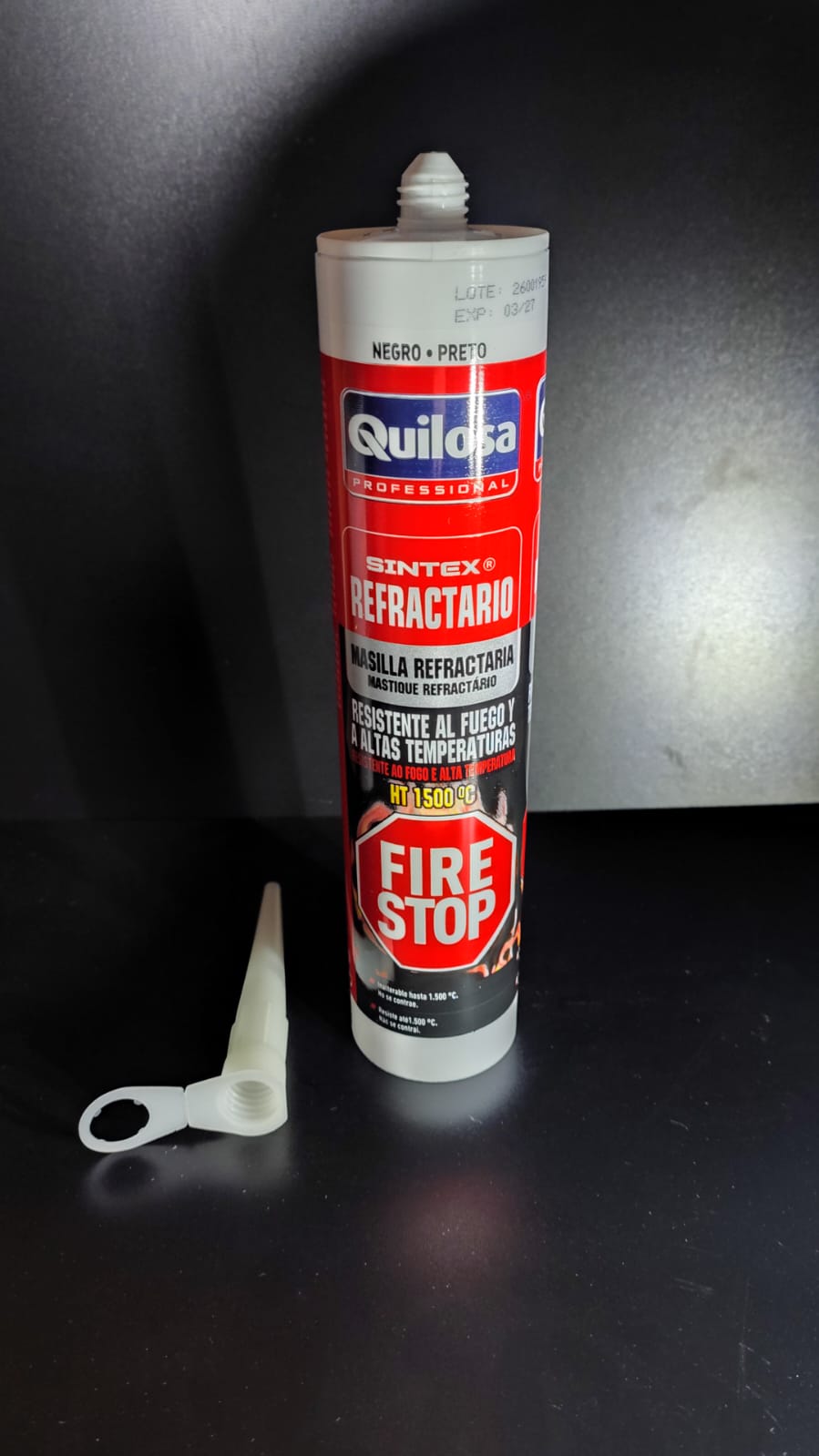 Quilosa – Masilla Refractaria Resistente al Fuego