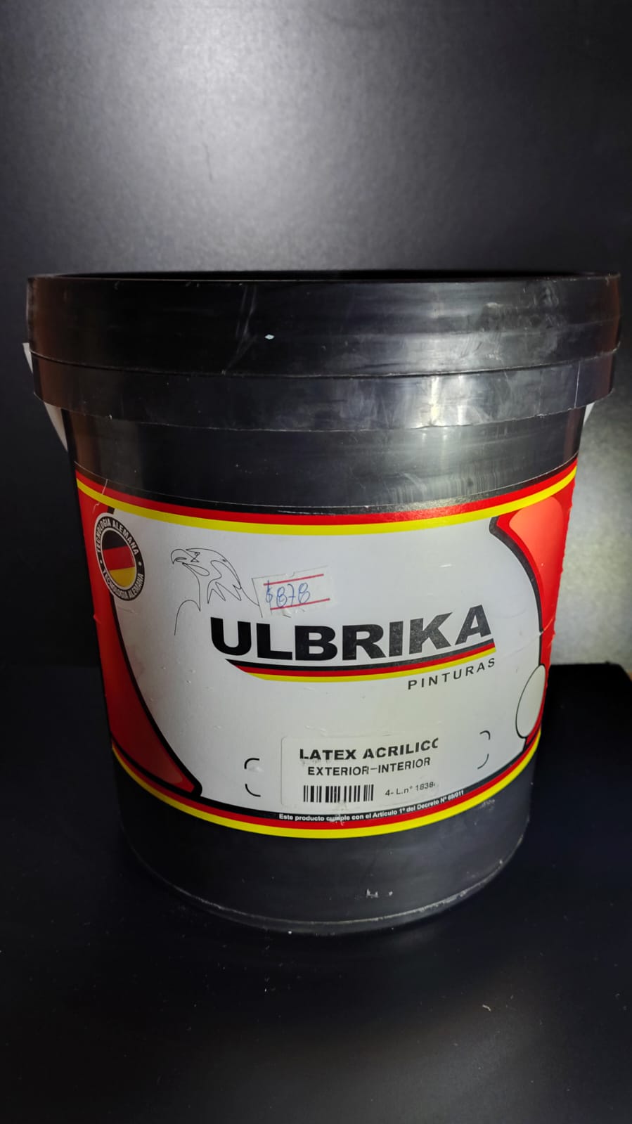 Látex Acrílico Interior/Exterior Ulbrika
