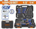 SET HERRAMIENTAS MANUALES + VALIJA PLASTICA WADFOW - imagen 1