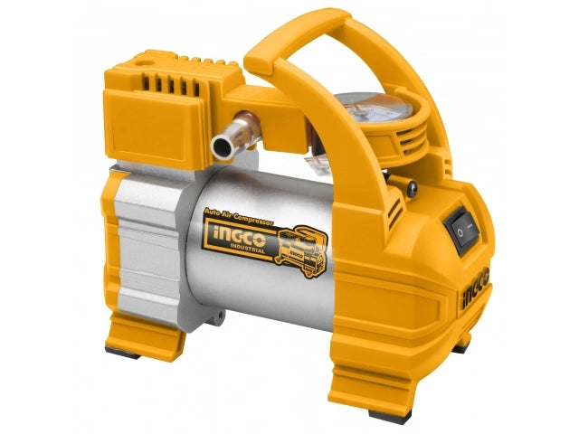 MINI COMPRESOR AUTO (MOD NUEVO) 12 VOLT INGCO 140PSI (10BAR) INFLADOR - imagen 2