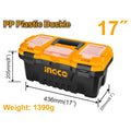 CAJA HERRAMIENTAS 17" BROCHE PLASTICO INGCO - imagen 1