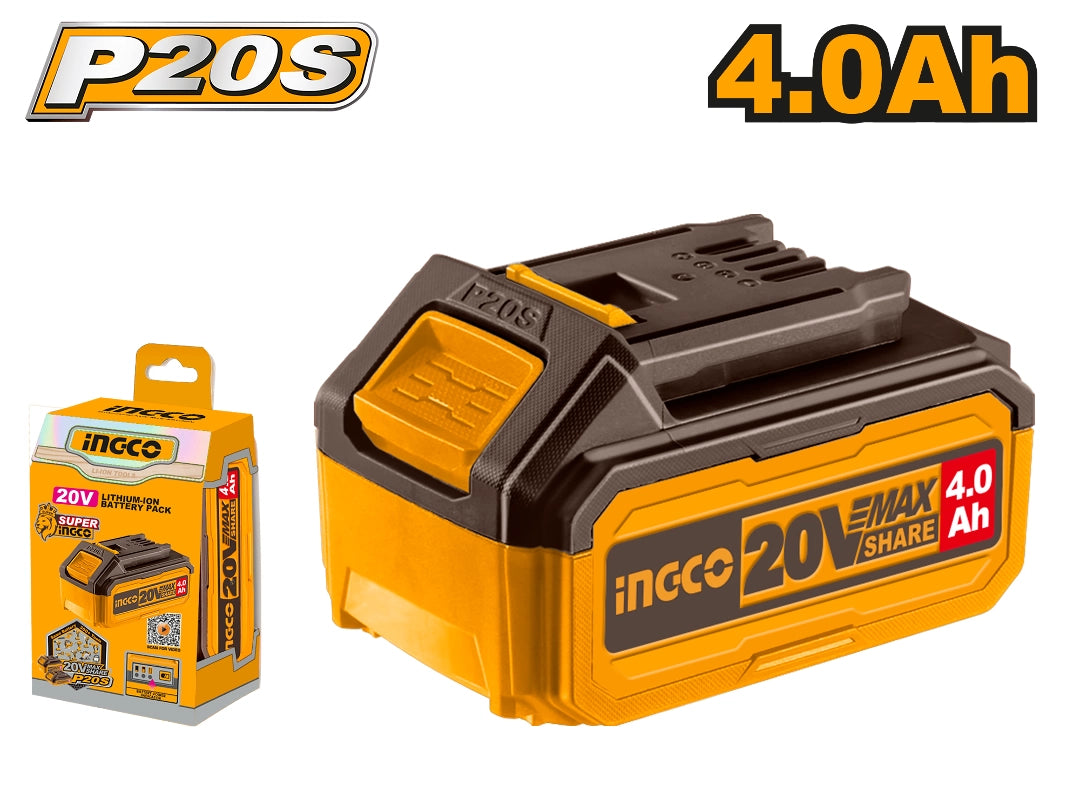 BATERIA 20V 4 AH INGCO - imagen 1
