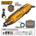 MINI TORNO 200W C PANTALLA LCD Y 149 ACCESORIOS INGCO - imagen 1