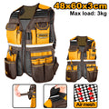 Chaleco Portaherramientas Ajustable con 17 Bolsillos