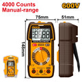 Tester Multímetro Digital 600V AC/DC