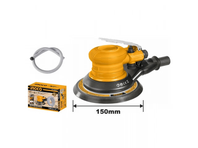 LIJADORA NEUMATICA 6" ROTO ORBITAL INGCO - imagen 1
