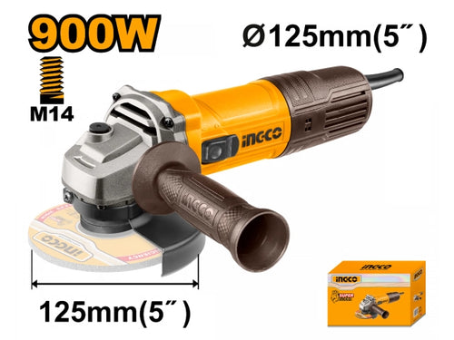 AMOLADORA ANGULAR 5" 900W INGCO - imagen 1