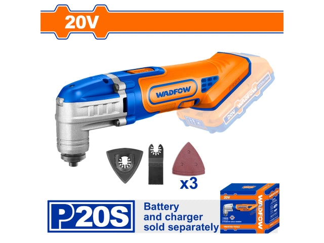 HERRAMIENTA MULTIFUNCION A BATERIA 20V BATERIA SIN BAT SIN CARG WADFOW - imagen 1