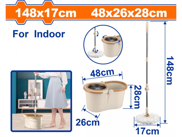 SET MOPA CON BALDE DE PLÁSTICO WADFOW - imagen 1